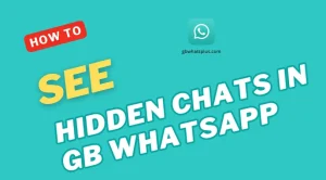 How to See Hidden Chats in GB WhatsApp
